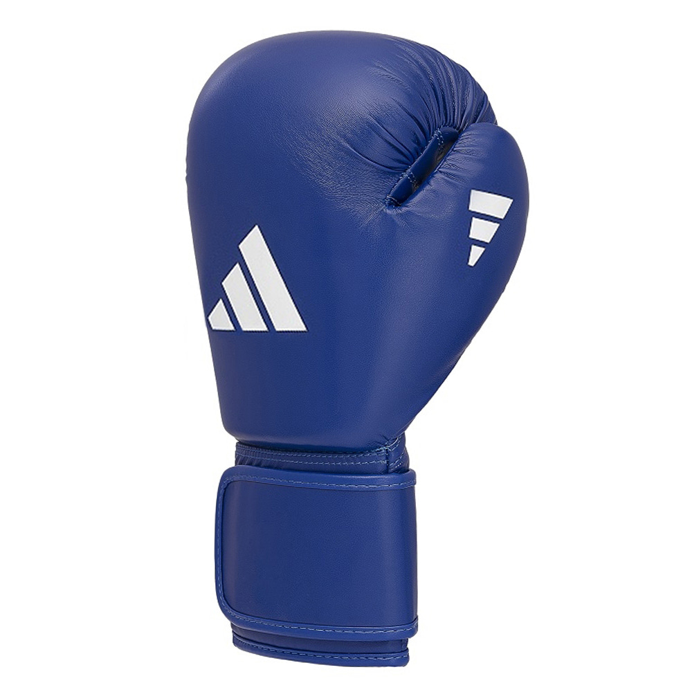 Velcro IBA boxing glove &quot;Officially Approved&quot; - BLUE