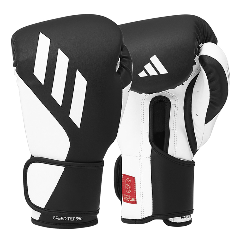 ADISPEED Tilt 350 Training Glove Velcro - BLACK/WHITE